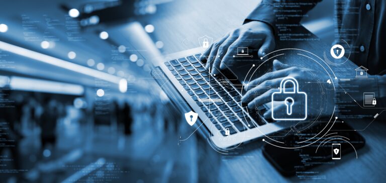 cybersecurity and privacy concept of data protection, secure encryption technology, secure internet access, secure encryption of user private data, Business confidentiality security, zero trust